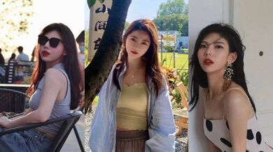 河北地质大学篮球拉拉队长 赵亚楠 身披薄纱汉服曲线若隐若现 深喉口爆技巧娴熟 令人瞠目结舌！